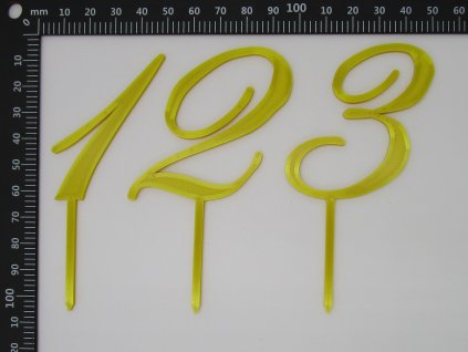 Číslo na dort 55 mm Edwardian