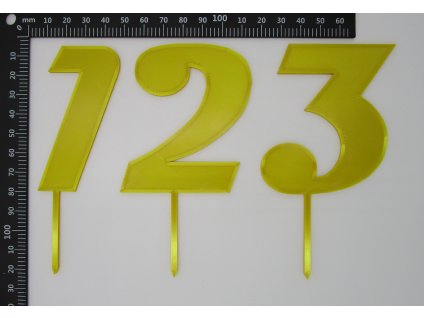 Číslo na dort 75 mm Magneto