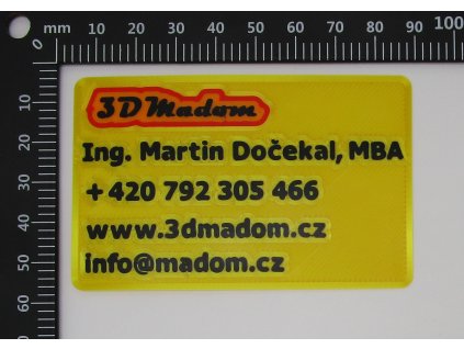 Vizitka dle přání zákazníka