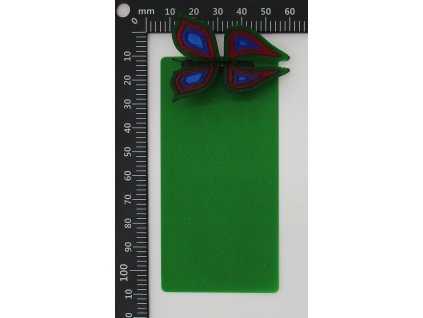 Záložka do knihy s motýlem 3D