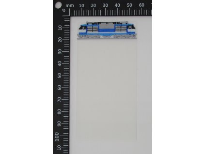 Záložka do knihy s lokomotivou řady 350 3D