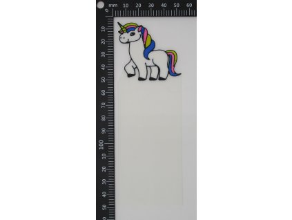 Záložka do knihy s celým jednorožcem 3D