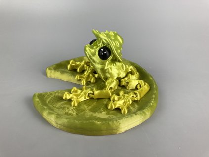 Houbičková žabička L - zelená