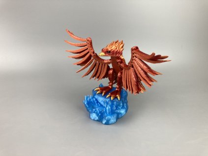 Krystalový podstavec pro ptáka Fénixe L