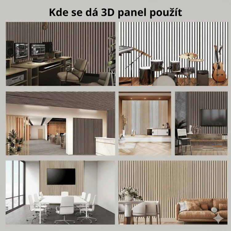 Montáž akustických panelů