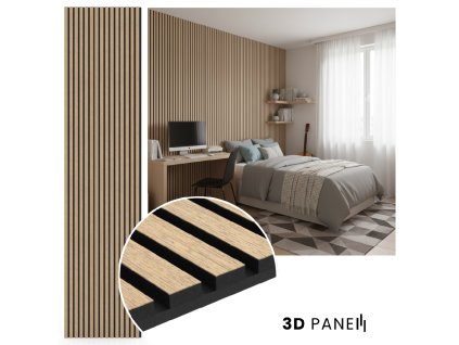 3DP dub dřevěná dýha 01