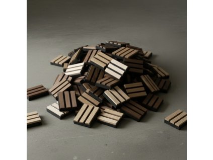 Hromada vzorků technická dýha