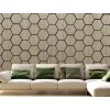 Akustický panel 3D Hexagon 630x768x19 vzor dub dřevěná dýha