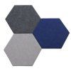 Felt Pin Board kombinace barev modrá šedá