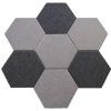 Felt Pin Board odstíny šedé