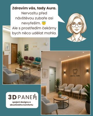 🦷 Aura se tentokrát podívala do čekárny zubní ordinace. Návštěva zubaře nebývá pro většinu z nás zrovna oblíbenou...
