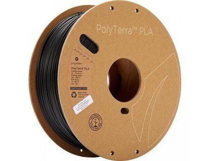 polymaker polyterra pla charcoal black 1 75mm 1kg 2811360