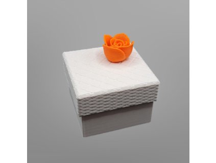 Box vzor s růží
