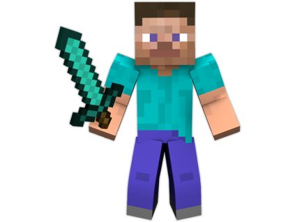 Zápich na tortu -  Fotonálepka - Minecraft - 4