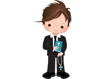 Chlapček Prve sväté prijimanie