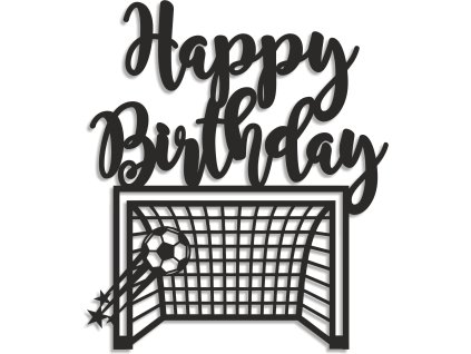 futbalova branka + happy birthday 2