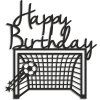 futbalova branka + happy birthday