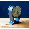 bitcoin personalizovany cierny stojan na sluchadla so symbolmi bitcoinu a blockchainu (5)