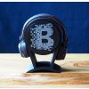 bitcoin personalizovany cierny stojan na sluchadla so symbolmi bitcoinu a blockchainu (7)