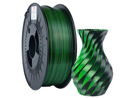 3DPower PLA Silk dual Green & Black 3