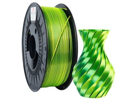 3DPower PLA Silk dual Green & Yellow 3