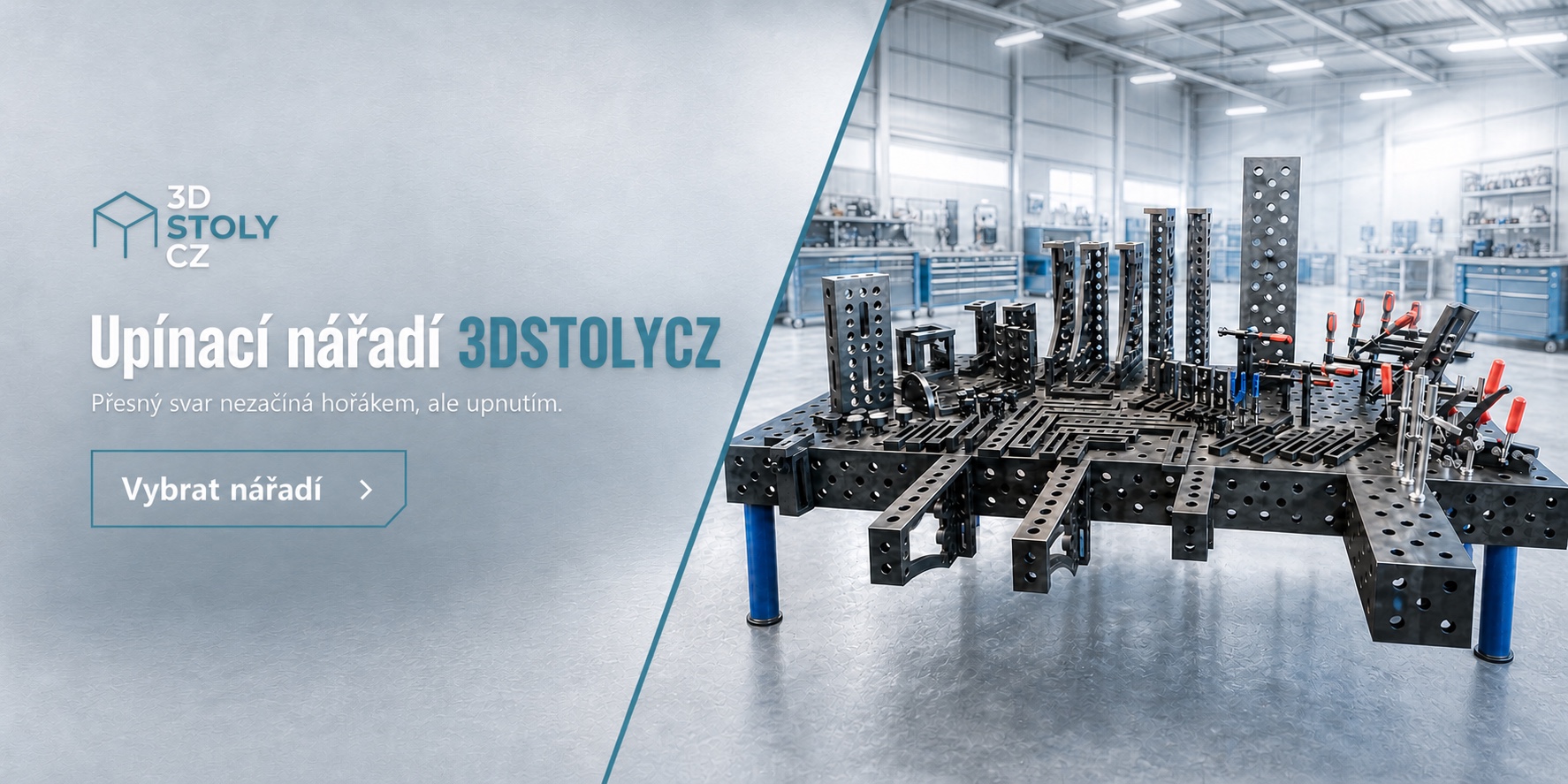Upínací nářadí a příslušenství pro 3D svařovací stoly