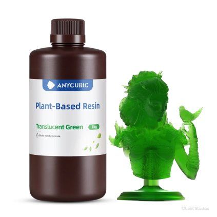 vyr 112 Plant BasedUVResin TranslucentGreen