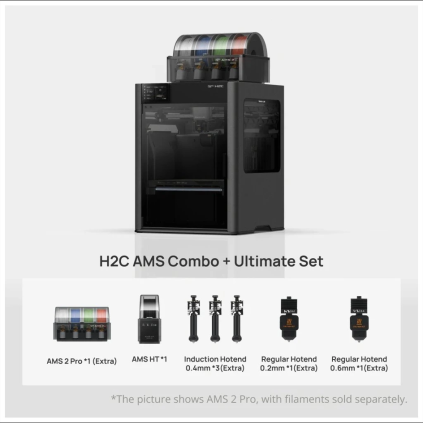 Bambu Lab H2C s AMS + Ultimate Set