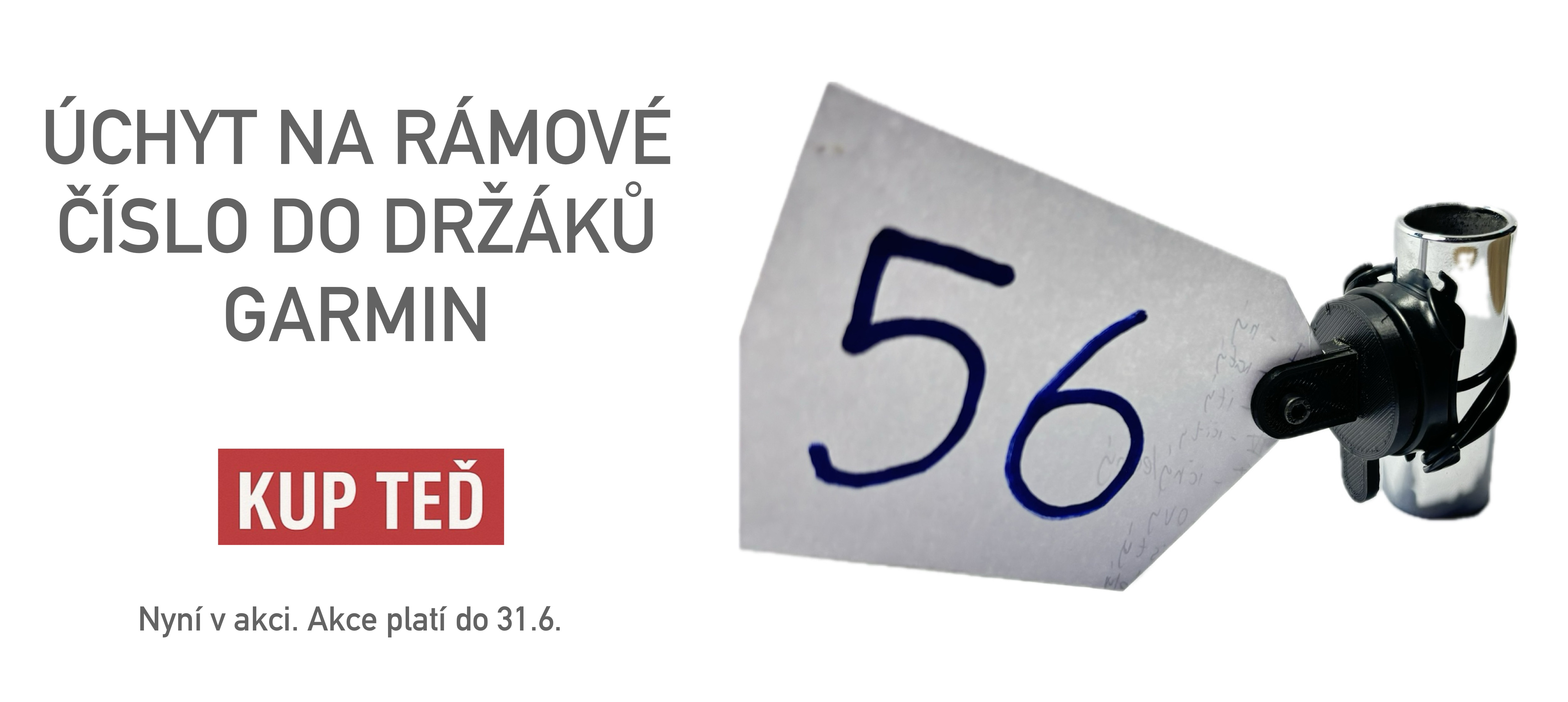 Držák na rámové číslo