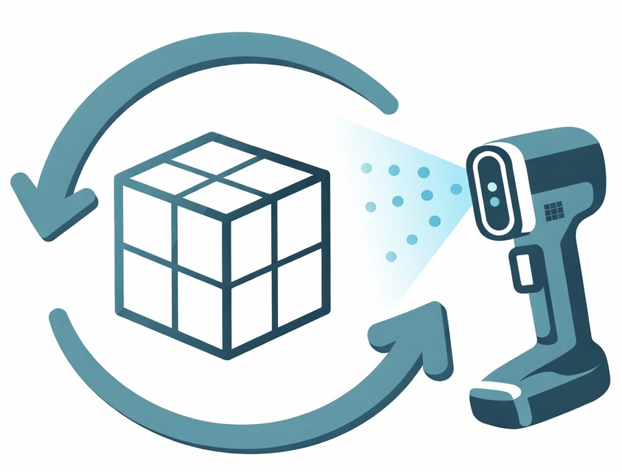 Skenování pomocí 3D skeneru