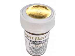 Tekutá glitterová barva Sugarflair (20 g) Gold Paint