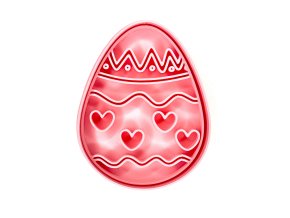 Velikonoční vajíčko - dvoudílné vykrajovátko