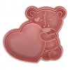 Vykrajovátko Medvídek kluk se srdcem - 3 různé velikosti
