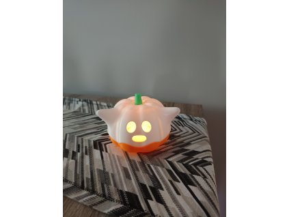 Tökformájú szellem mécses