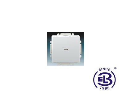 Ovládač zapínací s krytem, se svorkou N, s průzorem Swing/Swing L, jasně bílý, řazení 10So, 1/0S, 3557G-A91342B1 ABB
