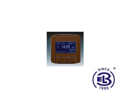Hodiny spínací programovatelné Tango, hnědá, 3292A-A20301H ABB