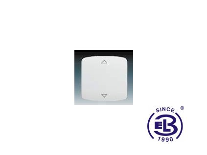 Kryt spínače žaluziového Busch-Jalousiecontrol II s krátkým ovladačem Tango, bílá, 3299A-A110B ABB