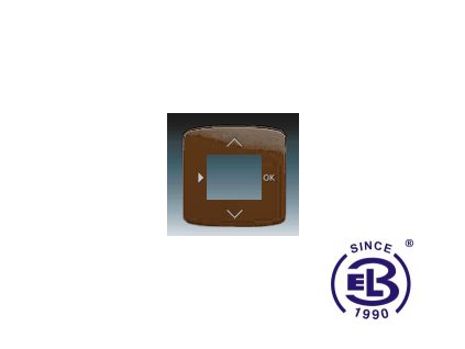Kryt ovládače časovacího komfortního Busch-Timer Tango, hnědá, 3299A-A40100H ABB