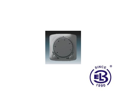 Termostat univerzální s otočným nastavením teploty Tango, kouřová šedá, 3292A-A10101S2 ABB