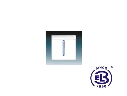Kryt jednoduchý s páčkou, s popisovým polem Neo, bílá/ledová modrá, 3559M-A0061041 ABB