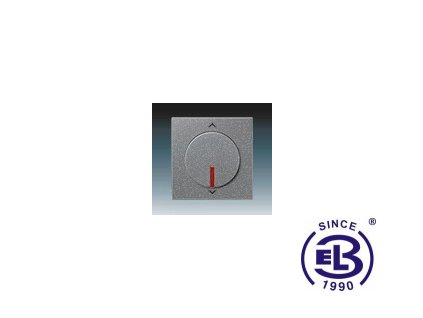Kryt spínače žaluziového Busch-Jalousiecontrol II s krátkocestným ovladačem Neo/Neo Tech, ocelová/teracotta, 3299M-A0011071 ABB