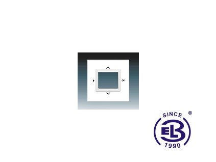 Kryt ovladače časového komfortního Busch-Timer Neo/Neo Tech, bílá/ledová bílá, 3299M-A4010001 ABB