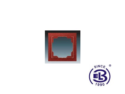 Rámeček pro elektroinstalační přístroje jednonásobný Neo/Neo Tech, teracotta, 3901M-A0011035 ABB
