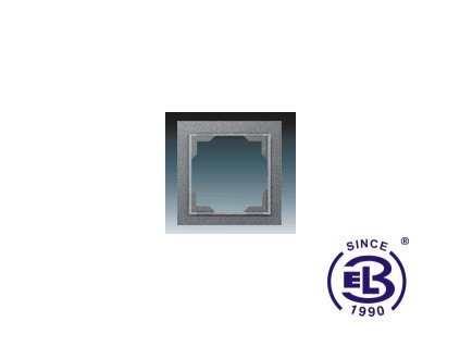 Rámeček pro elektroinstalační přístroje jednonásobný Neo/Neo Tech, ocelová, 3901M-A0011036 ABB