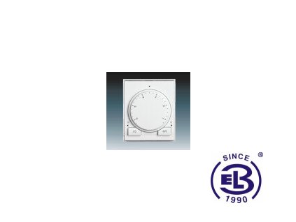 Termostat univerzální s otočným  nastavením teploty Element, bílá/ledová šedá, 3292E-A1010104 ABB