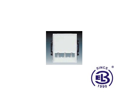 Kryt pro prvky Panduit Mini-Com nebo pro přístroj osvětlení s LED Element, bílá/ledová bílá, 5014E-A0040001 ABB