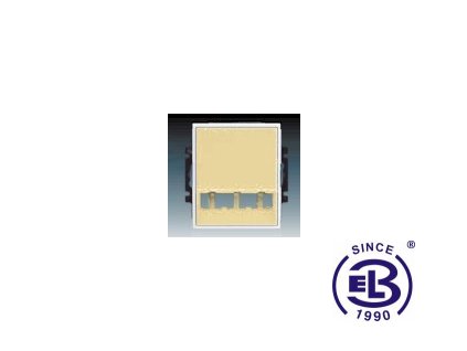 Kryt pro prvky Panduit Mini-Com nebo pro přístroj osvětlení s LED Element, slonová kost/ledová bílá, 5014E-A0040021 ABB