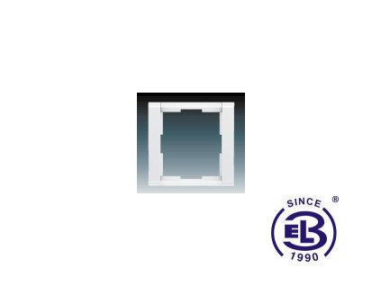 Rámeček pro elektroinstalační přístroje jednonásobný Element, bílá/ledová bílá, 3901E-A0011001 ABB