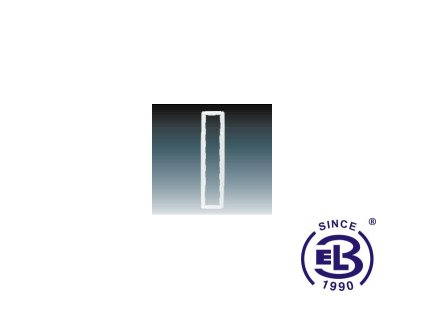 Rámeček pro elektroinstalační přístroje svislý čtyřnásobný Element, bílá/ledová bílá, 3901E-A0014101 ABB