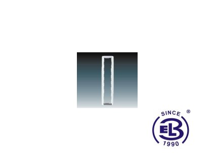 Rámeček pro elektroinstalační přístroje svislý čtyřnásobný Element, bílá/ledová šedá, 3901E-A0014104 ABB